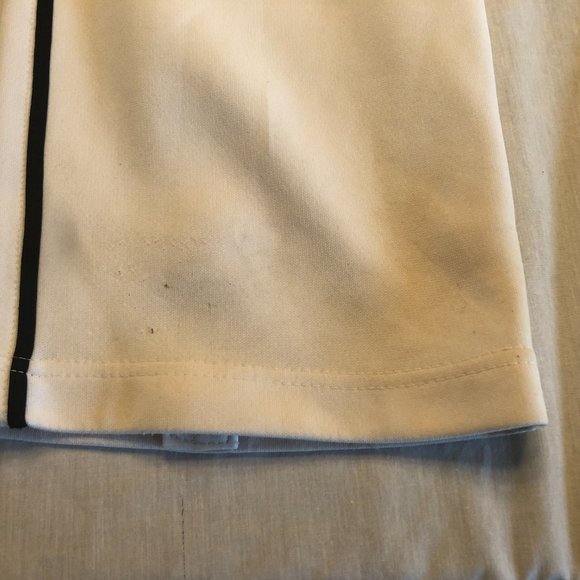 Easton White Black Piping Baseball Pants with Adjustable Length Size Medium - Picture 3 of 10